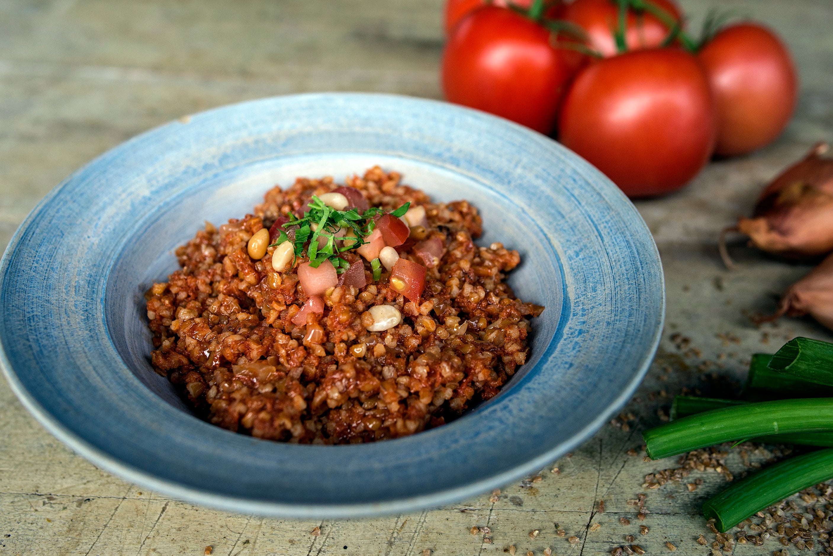 Burghul bi banadoura - Tomato & Burgul Pilaf